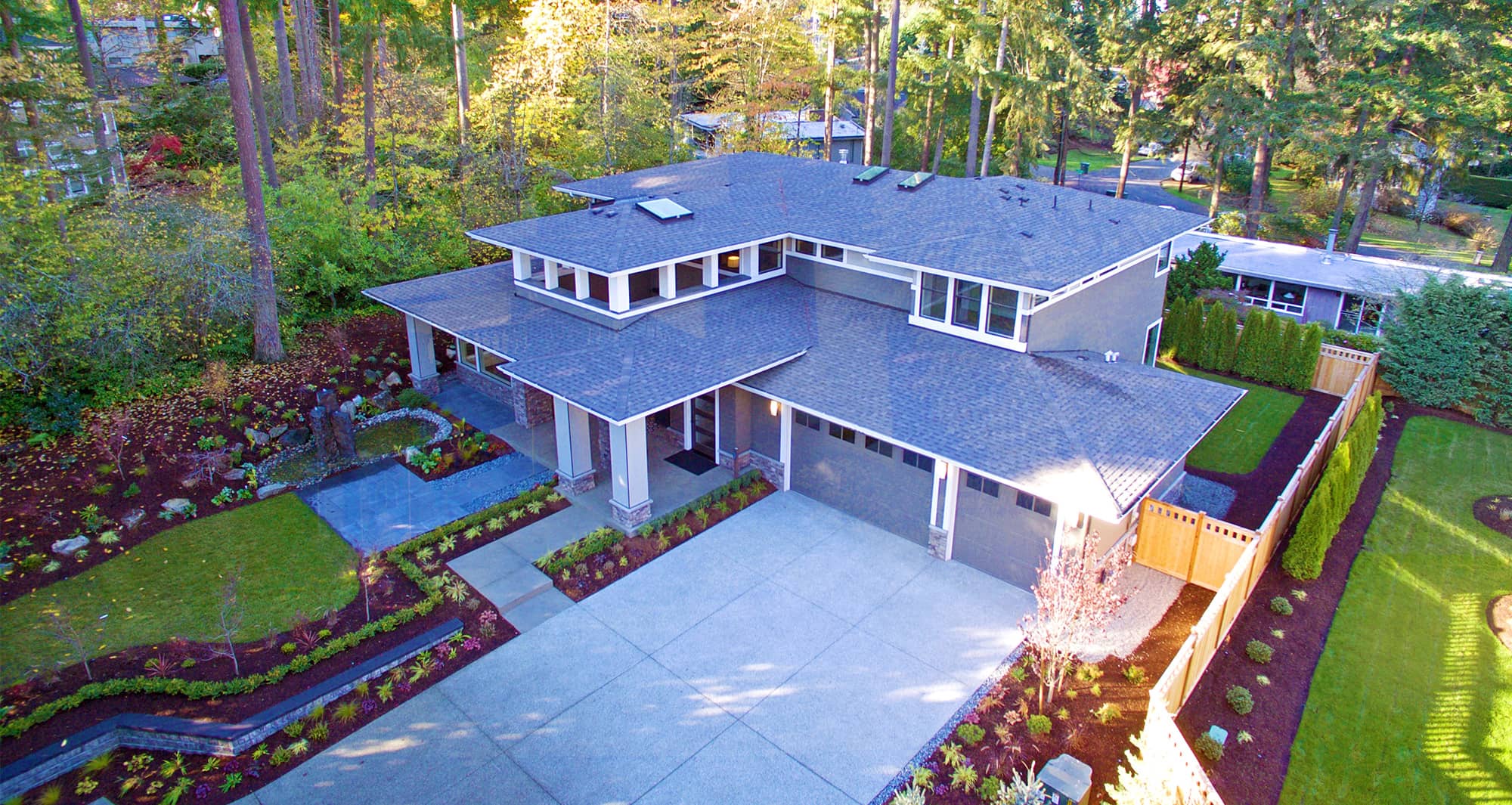 Large House Aerial View